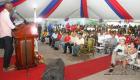 PHOTO: Haiti - President Jovenel Moise, Ceremonie Pose de première pierre Centre de formation professionnelle CFPTC Les Cayes