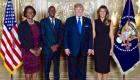 PHOTO: Haiti President Jovenel Moise and US President Donald Trump
