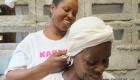 PHOTO: Haiti - Premiere Dame Martine Moise ap mare tèt yon ti granmoune