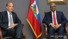 PHOTO: Kenneth Merten meets with Haiti Prime Minister Jack Guy Lafontant