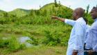 PHOTO: Haiti President Jovenel Moise pointing to Baraderes River - Caravane Changement
