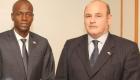 Haiti President Jovenel Moise et l'Ambassadeur sortant d'Argentine en Haiti