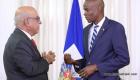 Haiti - President Jovenel Moise avec un Nouveau ambassadeur au Palais National