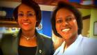 Haiti First lady Martine Moise and Juliet Holness, wife or Jamaican Prime Minister