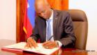 PHOTO: Haiti - President Jovenel Moise Signe l'Arrêté nommant Jack Guy Lafontant Premier Ministre