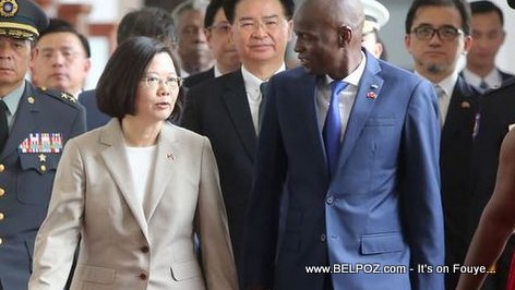 PHOTO: Haiti President Jovenel and Taiwan President
