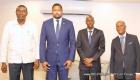 Haiti president Jovenel Moise meet leaders of the other branches of government