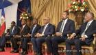 Haitian Presidents and Prime Ministers at official presentation ceremony of PM Henry Ceant