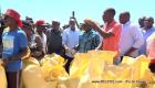 PHOTO: President Jovenel Moise improves rice harvesting in artibonite haiti