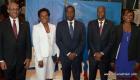 PHOTO: Haiti Prime Minister Jack Guy Lafontant, Enex Jean-Charles, and President Jovenel Moise