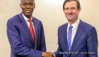 President Jovenel Moise meets with David Hale, US Under Secretary of State