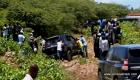 PHOTO: Haiti Caravane Changement - Presidential Motorcade Stuck in the Mud