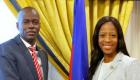 PHOTO: Haiti president Jovenel Moise and Congresswoman MIA Love